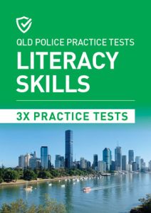 Cover image of the Literacy Skills Practice Test - QLD Police Practice Tests